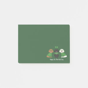 Happy St Patricks Day Maltipoo Dogs Post-it Notes