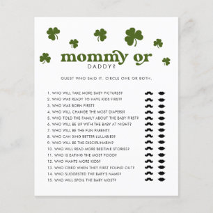 Happy St. Patrick's Day Mummy or Daddy