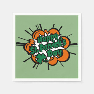 Happy St. Patrick's Day Napkin