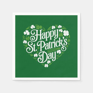 Happy St Patrick's Day  Napkin