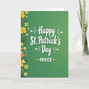 Happy St Patricks Day Niece Card