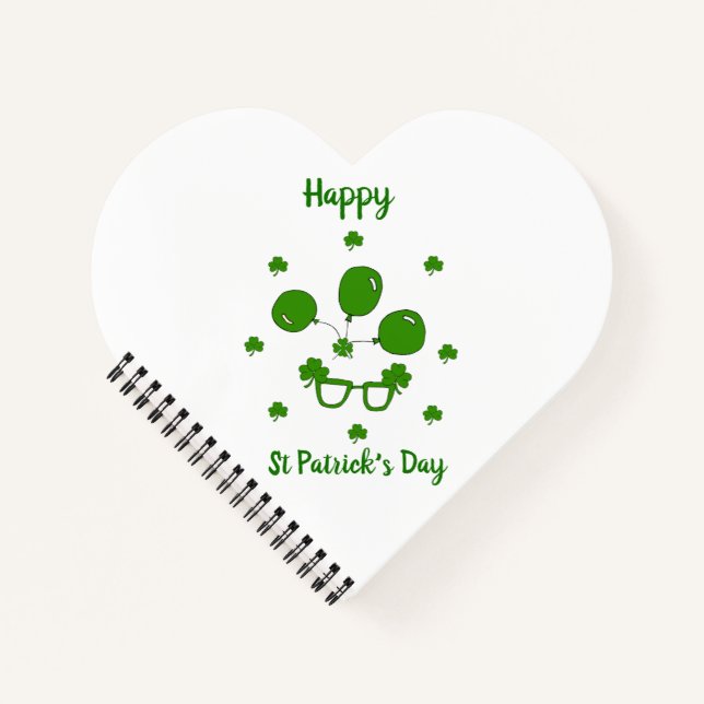 Happy St Patrick's Day  Notebook (Front)