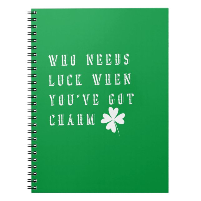 Happy St Patricks Day Notebook (Front)