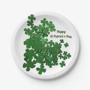 Happy St Patrick's Day Paper Plate