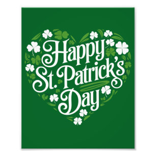 Happy St Patrick's Day  Photo Print