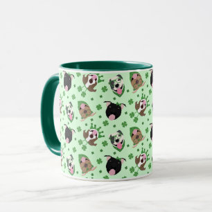 Happy St Patricks Day Pit Bull Dogs Mug
