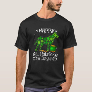 Happy St Patrick's Day Pitbull Dogs Shamrock Costu T-Shirt