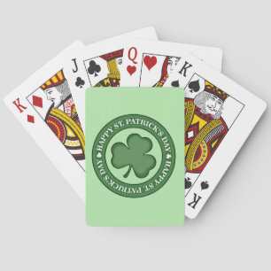 Happy St. Patricks Day Playing Cards