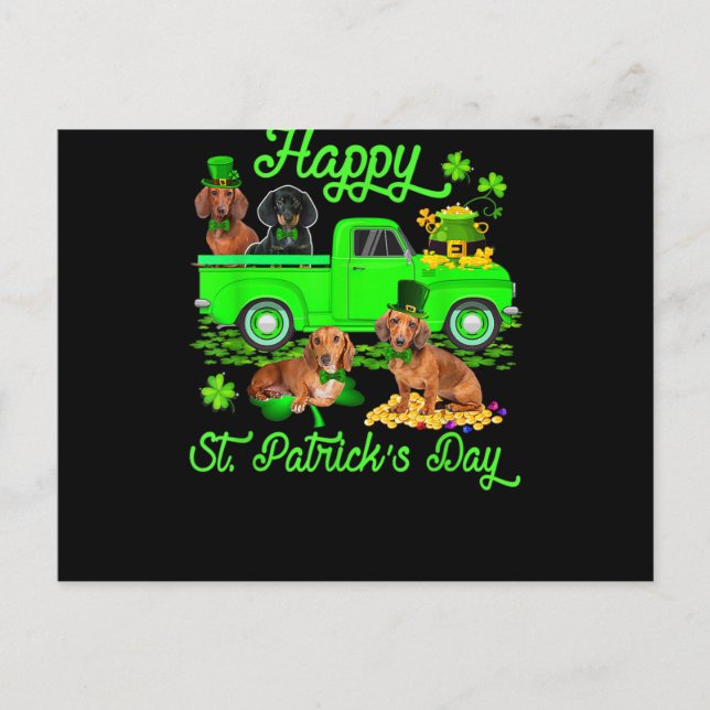 Happy St Patrick's Day Postcard (Front)