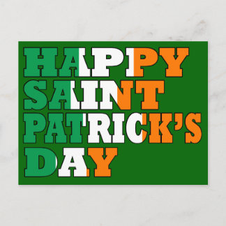 Happy St Patrick's Day Postcard