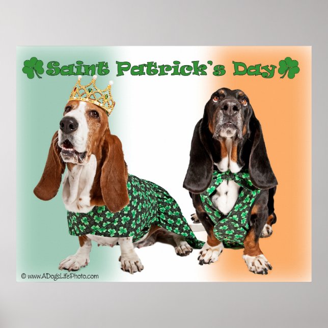Happy St Patrick's Day Poster (Front)