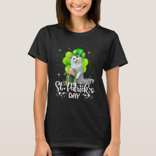 Happy St Patrick's Day Ragdoll Cat Shamrock Lucky T-Shirt