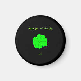 Happy St.  Patrick's Day Round Magnet
