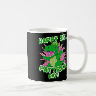 Happy St. Patricks Day Saint Paddy Day Dinosaur Lo Coffee Mug