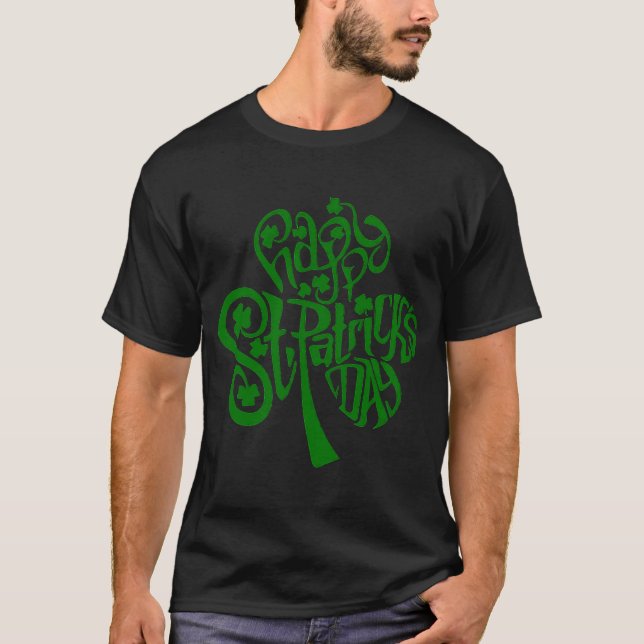 Happy St Patrick's Day  Saint Patrick Irish Girl b T-Shirt (Front)