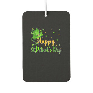 Happy St Patricks Day Shamrock Irish Mens Womens B Car Air Freshener
