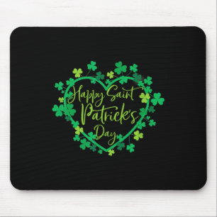 Happy St. Patricks Day Shamrock Irish Saint Patric Mouse Pad