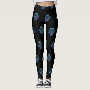 Happy St Patrick's Day Shamrock Leggings