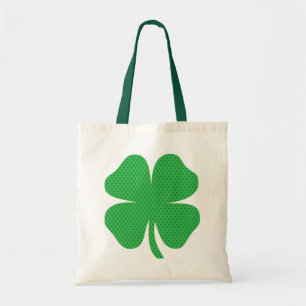 Happy St. Patrick's Day   Shamrock Pattern Tote Bag