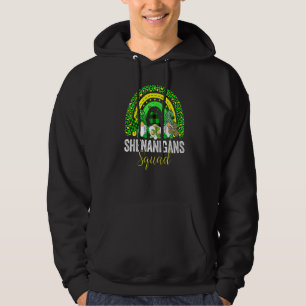 Happy St Patrick's Day Shenanigans Squad Irish Gno Hoodie