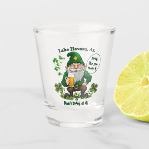 Happy St. Patrick's Day Shot Glass