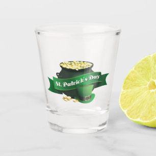 Happy St. Patrick's Day Shot Glass