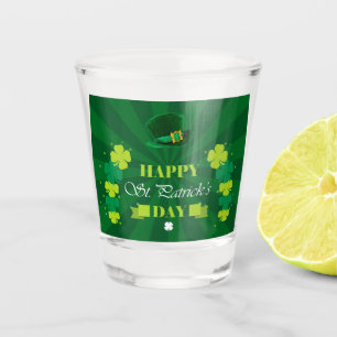 Happy St. Patrick's Day Shot Glass