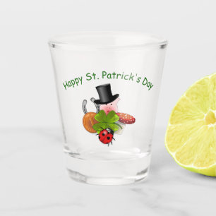 Happy St. Patrick's Day Shot Glass