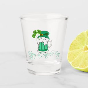 Happy St. Patrick's Day Shot Glass