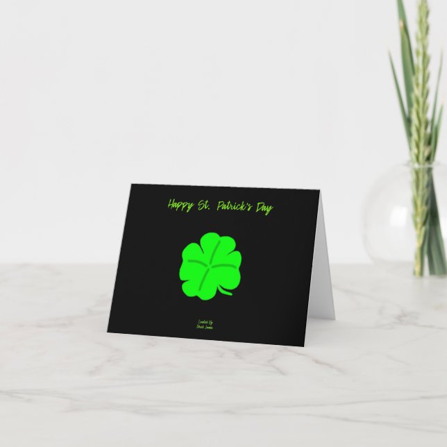 Happy St.  Patrick's Day Small Greeting Card (Front)