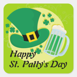 Happy St. Patricks Day! Square Sticker