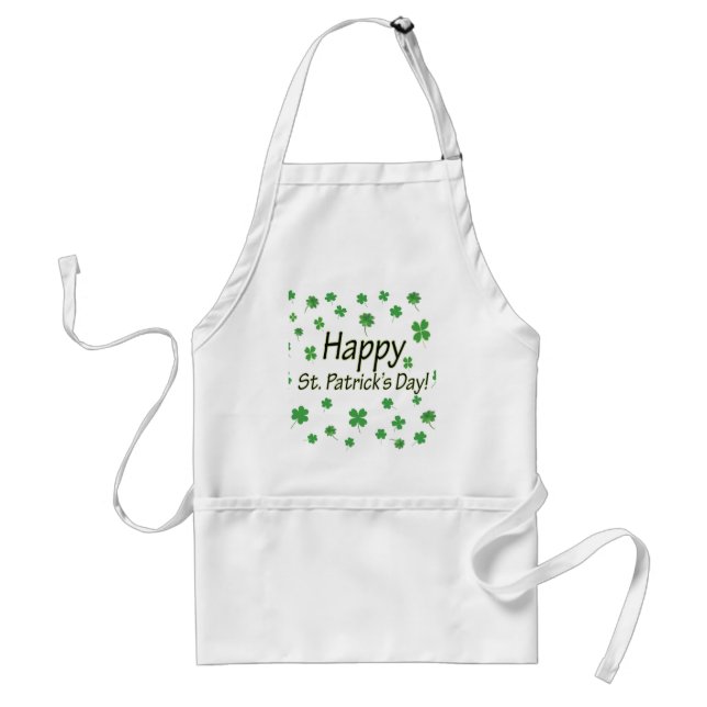 Happy St Patricks Day Standard Apron (Front)