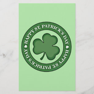 Happy St. Patricks Day Stationery