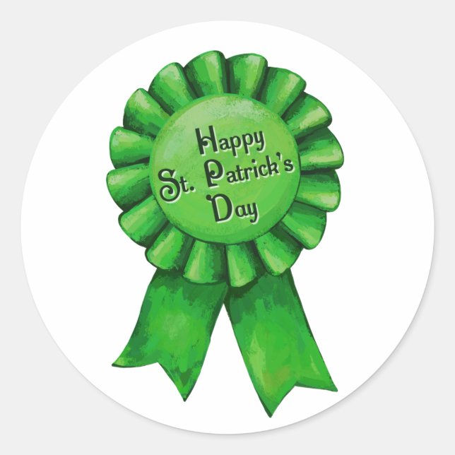Happy St Patricks Day Stickers (Front)