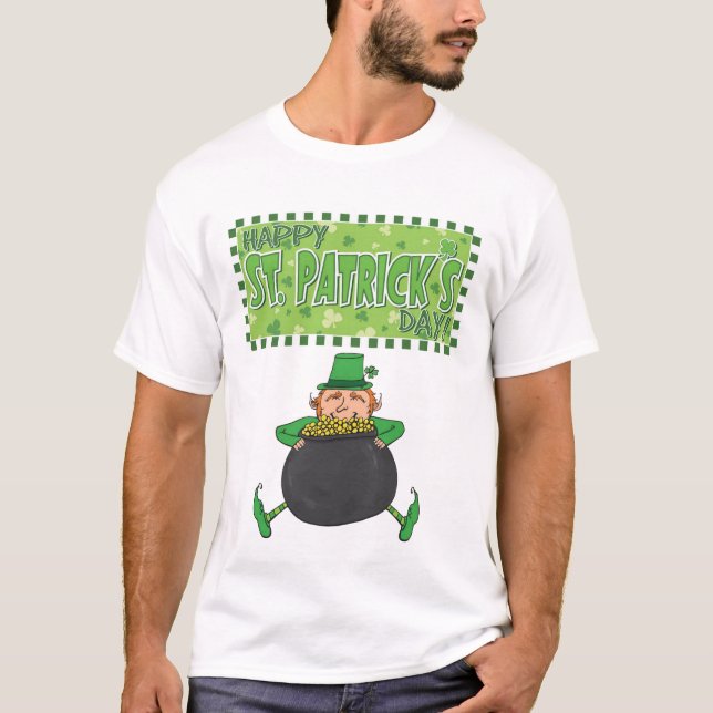 Happy St. Patrick's Day T-Shirt (Front)