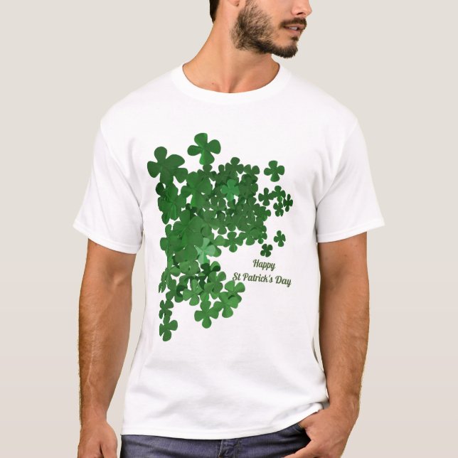 Happy St Patrick's Day T-Shirt (Front)