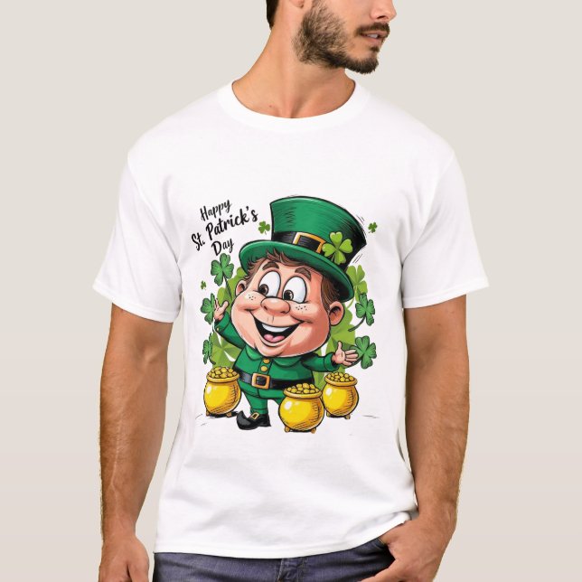 Happy St. Patrick's Day!  T-Shirt (Front)