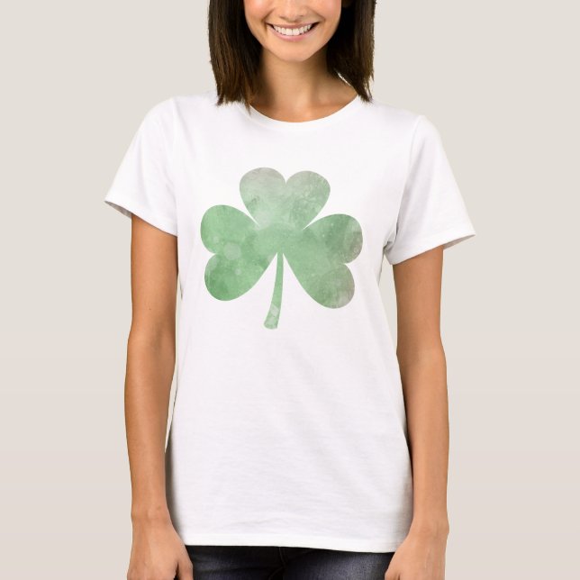 Happy St. Patrick's Day T-Shirt  Lucky Fox Tee (Front)