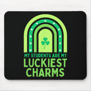 Happy St Patrick's Day Teacher School Saint Patric Mouse Pad