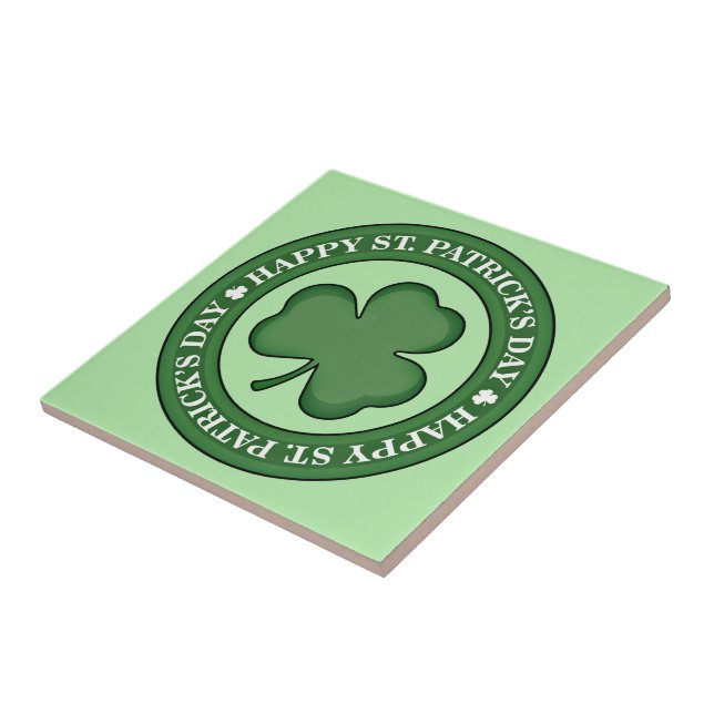 Happy St. Patricks Day Tile (Side)