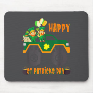 Happy St Patricks Day Toddler Boys Girls Monster T Mouse Pad
