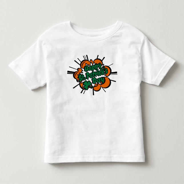 Happy St. Patrick's Day Toddler T-Shirt (Front)