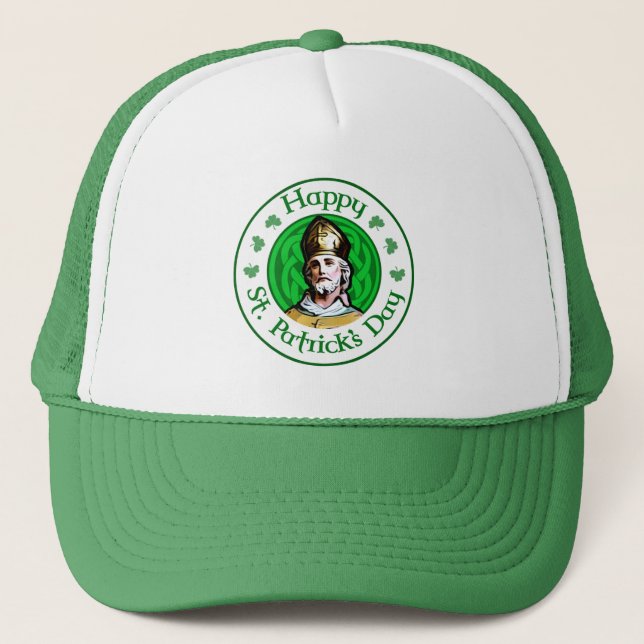 Happy St. Patrick's Day Trucker Hat (Front)