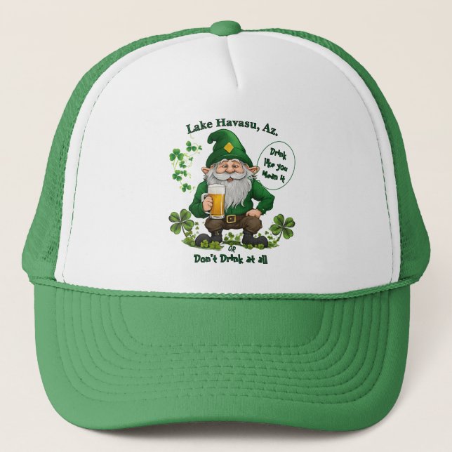 Happy St. Patrick's Day  Trucker Hat (Front)
