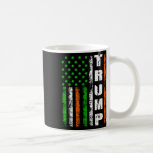 Happy St Patricks Day Trump Men Women Flag Coffee Mug
