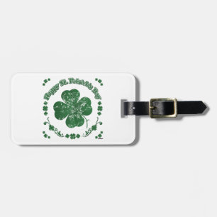 Happy St. Patrick's Day - vintage style Luggage Tag