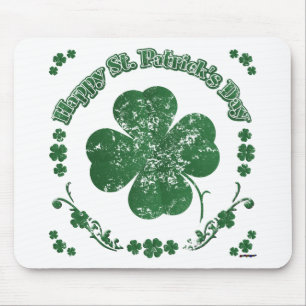 Happy St. Patrick's Day - vintage style Mouse Pad
