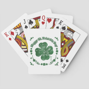 Happy St. Patrick's Day - vintage style Playing Cards
