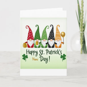 Happy St Patricks Nana Day Card