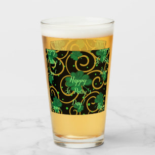 Happy St. Patty's Day Glass